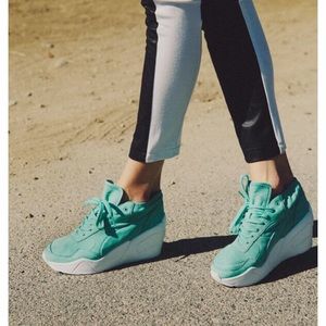 puma wedge heel sneakers